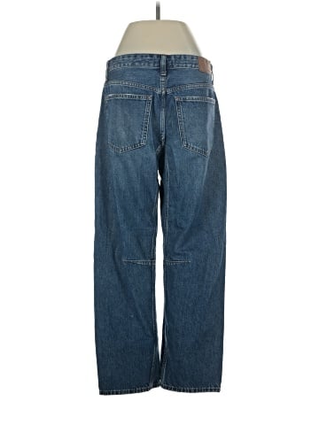Madewell The Darted Barrel-Leg Jean in Irmo Wash (view 2)