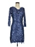 Studio M 100% Nylon Blue Cocktail Dress Size M - photo 1