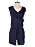 Coeur De Vague Solid Blue Romper Size M (estimated) - photo 1