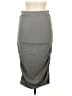 Doublju Solid Gray Casual Skirt Size M - photo 1
