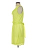 Express 100% Polyester Solid Green Casual Dress Size S - photo 5