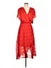Lulus 100% Polyester Red Cocktail Dress Size M - photo 1