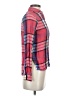 SO 100% Rayon Plaid Red Long Sleeve Button-Down Shirt Size S - photo 4