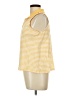 St. John's Bay Yellow Sleeveless Button-Down Shirt Size L - photo 5