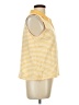 St. John's Bay Yellow Sleeveless Button-Down Shirt Size L - photo 4