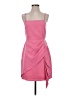 BCBGeneration Solid Pink Cocktail Dress Size 2 - photo 1