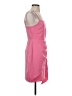 BCBGeneration Solid Pink Cocktail Dress Size 2 - photo 4