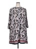 Apt. 9 Paisley Gray Casual Dress Size XXL - photo 1
