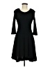 Papillon Solid Black Cocktail Dress Size M - photo 1