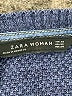 Zara 100% Lyocell Blue Short Sleeve Blouse Size XS - photo 7