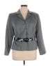 Giorgio Sant'Angelo 100% Polyester Gray Blazer Size 16 - photo 1
