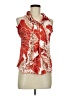 Milano 100% Polyester Red Sleeveless Blouse Size M - photo 1