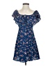 Bebop Floral Blue Casual Dress Size XS - photo 1