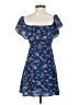Bebop Floral Blue Casual Dress Size XS - photo 2