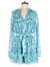 Venus 100% Polyester Paisley Teal Romper Size L - photo 1