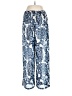 Anne Klein 100% Polyester Paisley Blue Casual Pants Size M - photo 1