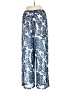 Anne Klein 100% Polyester Paisley Blue Casual Pants Size M - photo 2