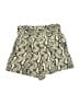 Re:named Animal Print Gold Shorts Size S - photo 1