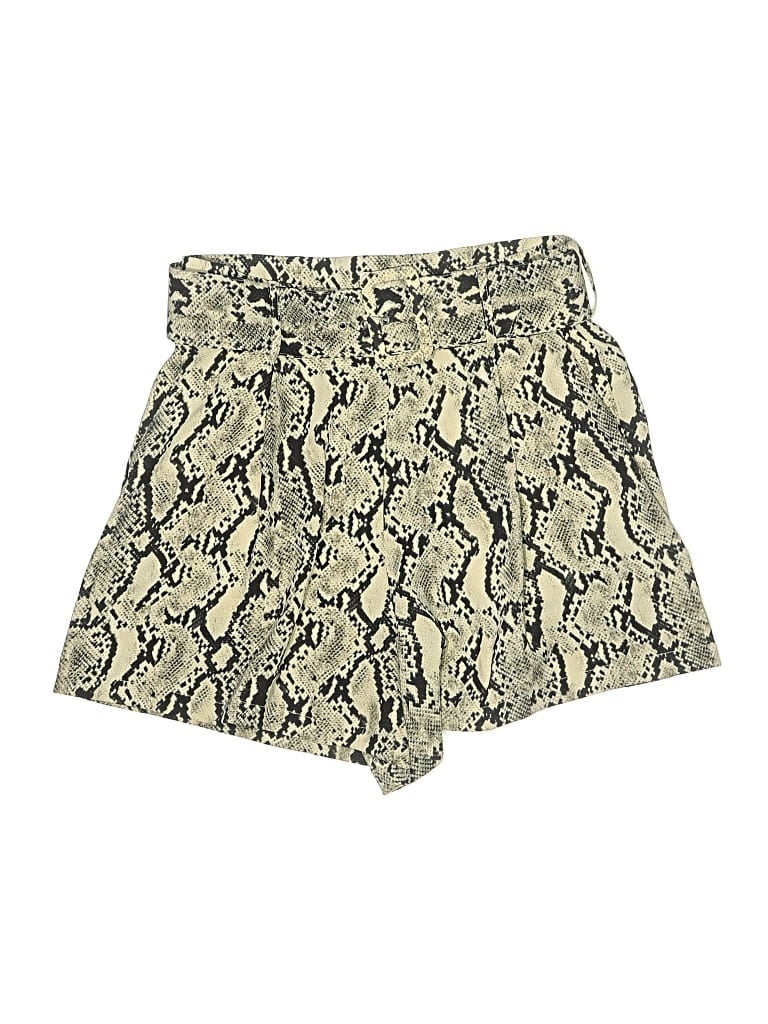 Pre-owned Re:named Shorts In Gold