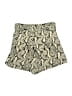 Re:named Animal Print Gold Shorts Size S - photo 2