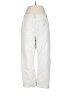 Splendid Solid White Casual Pants Size L - photo 2