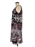 Dana Buchman 100% Polyester Print Gray Casual Dress Size L - photo 5
