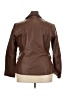 Metrostyle 100% Leather Solid Brown Leather Jacket Size 20 - photo 2