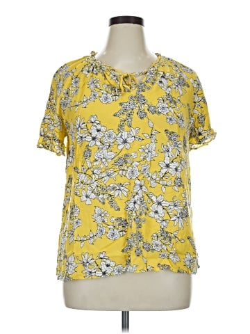 Liz Claiborne Career Short Sleeve Blouse (view 1)