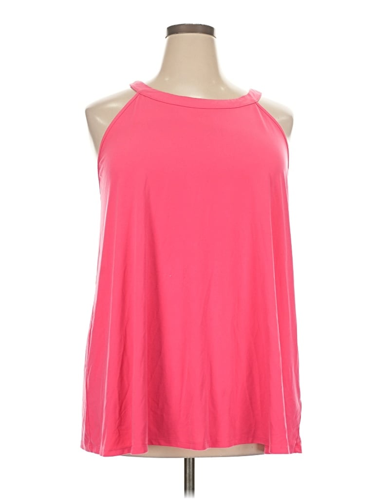 Pre-owned Torrid Tank Top Pink Cold Shoulder Neckline Tops