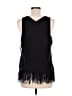 Trouve 100% Polyester Black Sleeveless Blouse Size M - photo 2