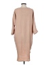 Audrey 3+1 100% Polyester Tan Casual Dress Size S - photo 2