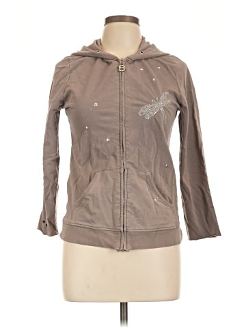 BCBGMAXAZRIA Zip Up Hoodie (view 1)