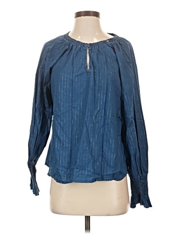 White House Black Market Long Sleeve Blouse (view 1)