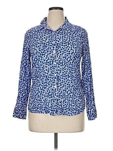Crown & Ivy Long Sleeve Button-Down Shirt (view 1)