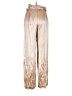 Cache Metallic Gold Casual Pants Size S - photo 2