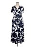 Assorted Brands Print Blue Casual Dress Size XL - photo 1