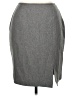 Unbranded 100% Polyester Solid Gray Casual Skirt Size 14 (petite) - photo 1