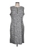 Apt. 9 Tweed Gray Casual Dress Size L - photo 1