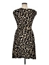 En Focus Studio Animal Print Gold Cocktail Dress Size 14 Petite - photo 2