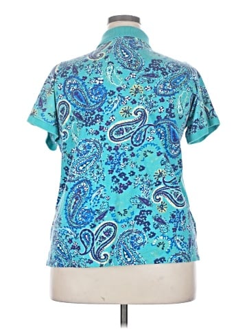 Woman Within Short Sleeve Polo (view 2)