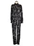 Rag & Bone 100% Viscose Graphic Black Jumpsuit Size 6 - photo 1