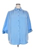 Woman Within 100% Polyester Blue 3/4 Sleeve Blouse Size 18 (L) - photo 1