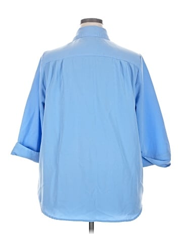 Woman Within 3/4 Sleeve Blouse (view 2)