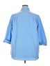 Woman Within 100% Polyester Blue 3/4 Sleeve Blouse Size 18 (L) - photo 2