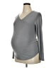 BumpStart Gray 3/4 Sleeve T-Shirt Size XL Maternity - photo 1