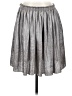 Corey Lynn Calter 100% Polyester Metallic Silver Casual Skirt Size S - photo 1