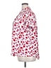 Woman Within Floral Red Short Sleeve Blouse Size 18 (L) - photo 5