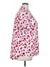 Woman Within Floral Red Short Sleeve Blouse Size 18 (L) - photo 4