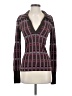 Equipment Plaid Burgundy Pullover Sweater Size S - photo 1