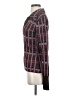 Equipment Plaid Burgundy Pullover Sweater Size S - photo 5